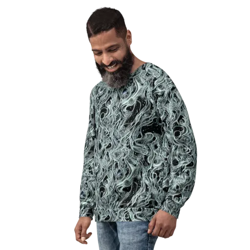Void Cascade on a Sweatshirt