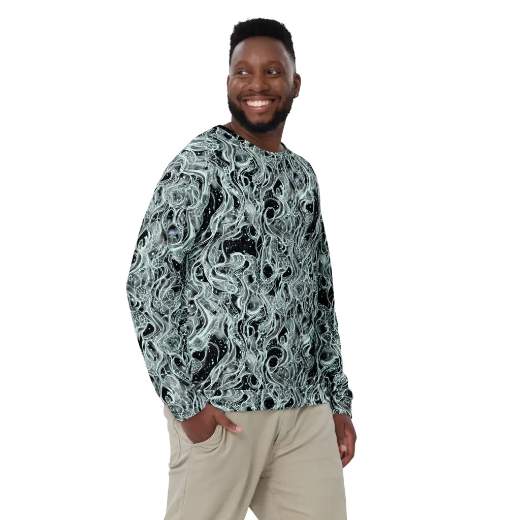 Void Cascade on Sweatshirt — Front