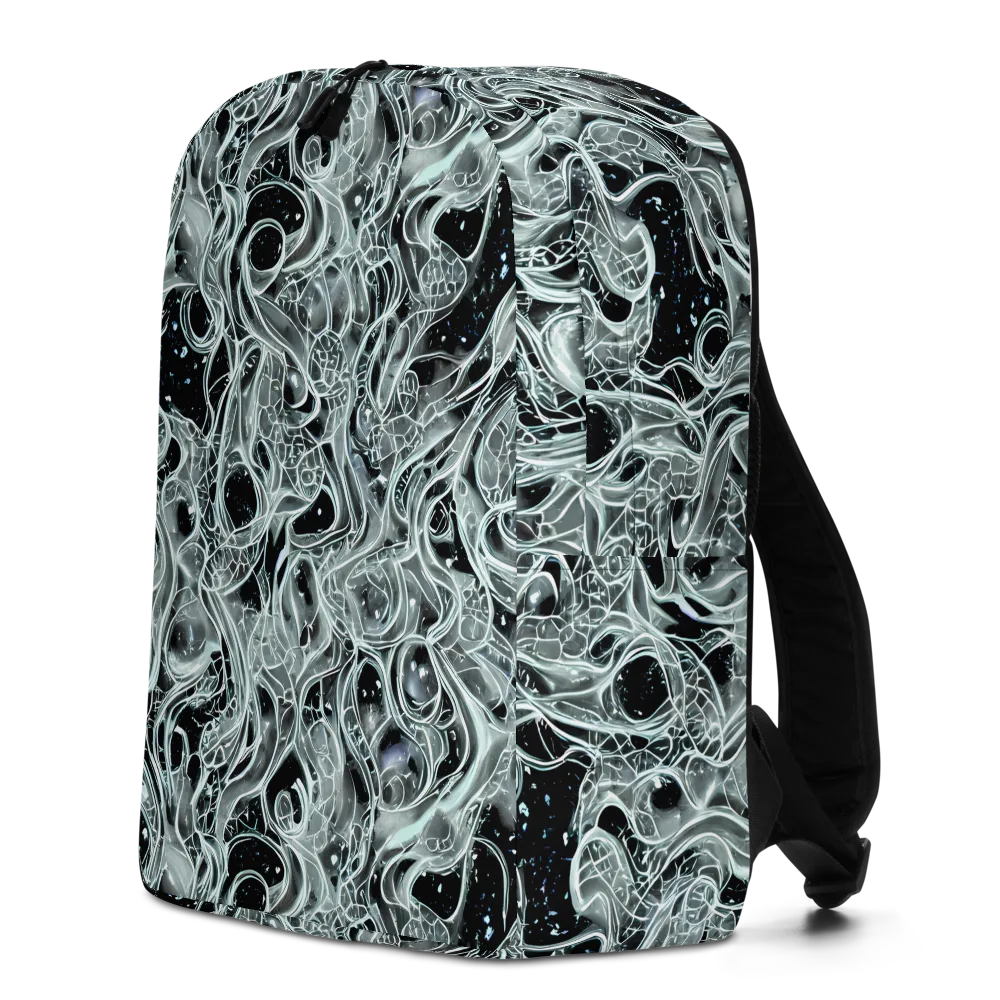 Void Cascade on Minimalist Backpack — Left