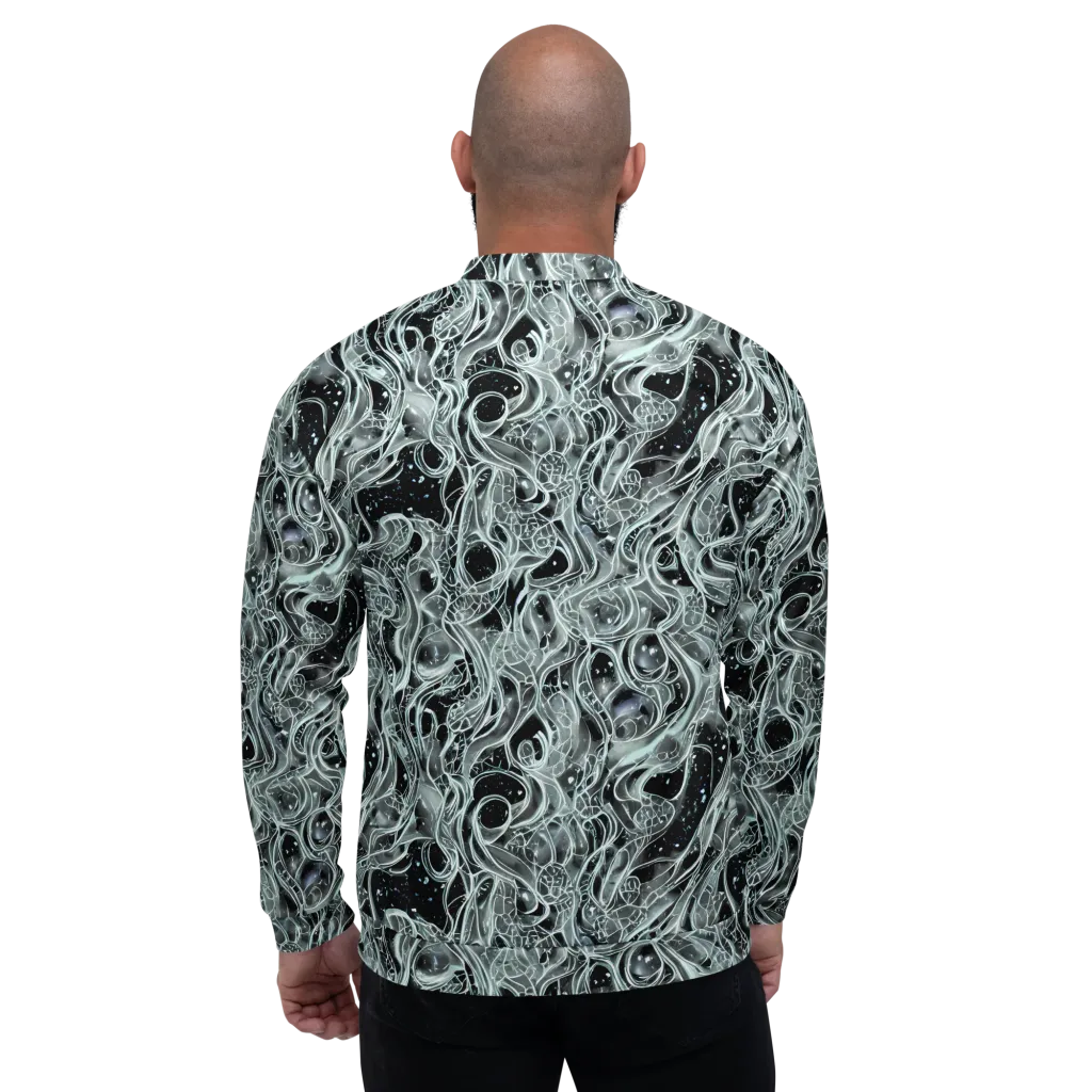 Void Cascade on Bomber Jacket — Back