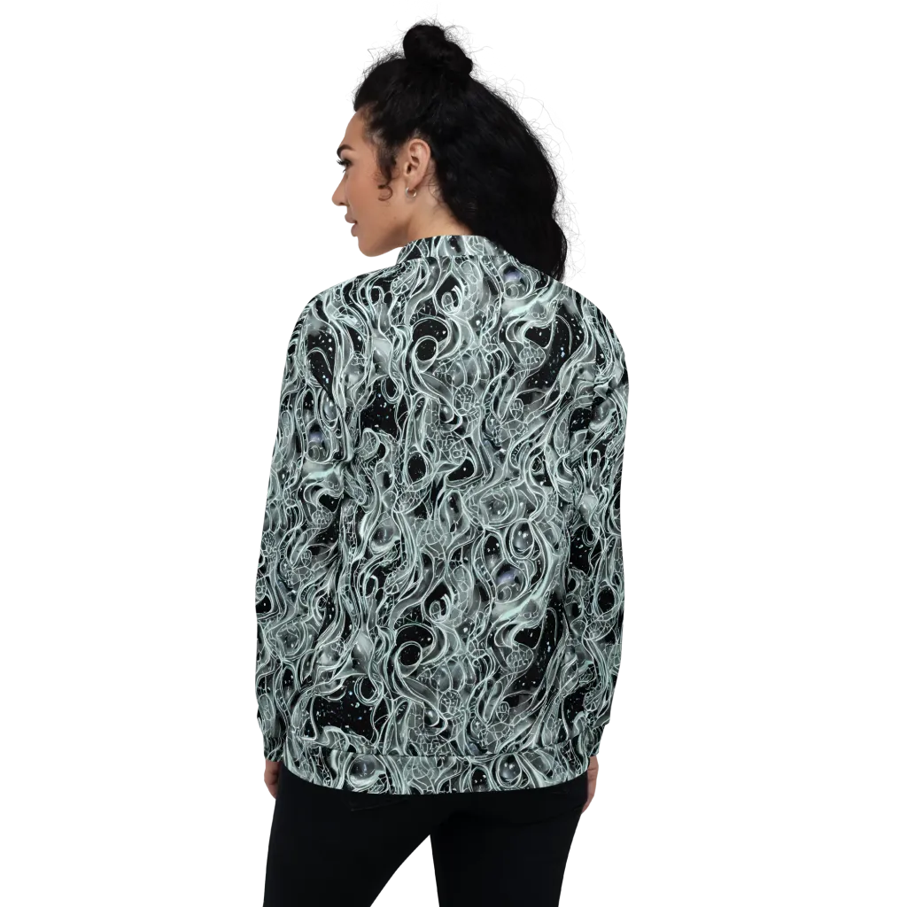 Void Cascade on Bomber Jacket — Back