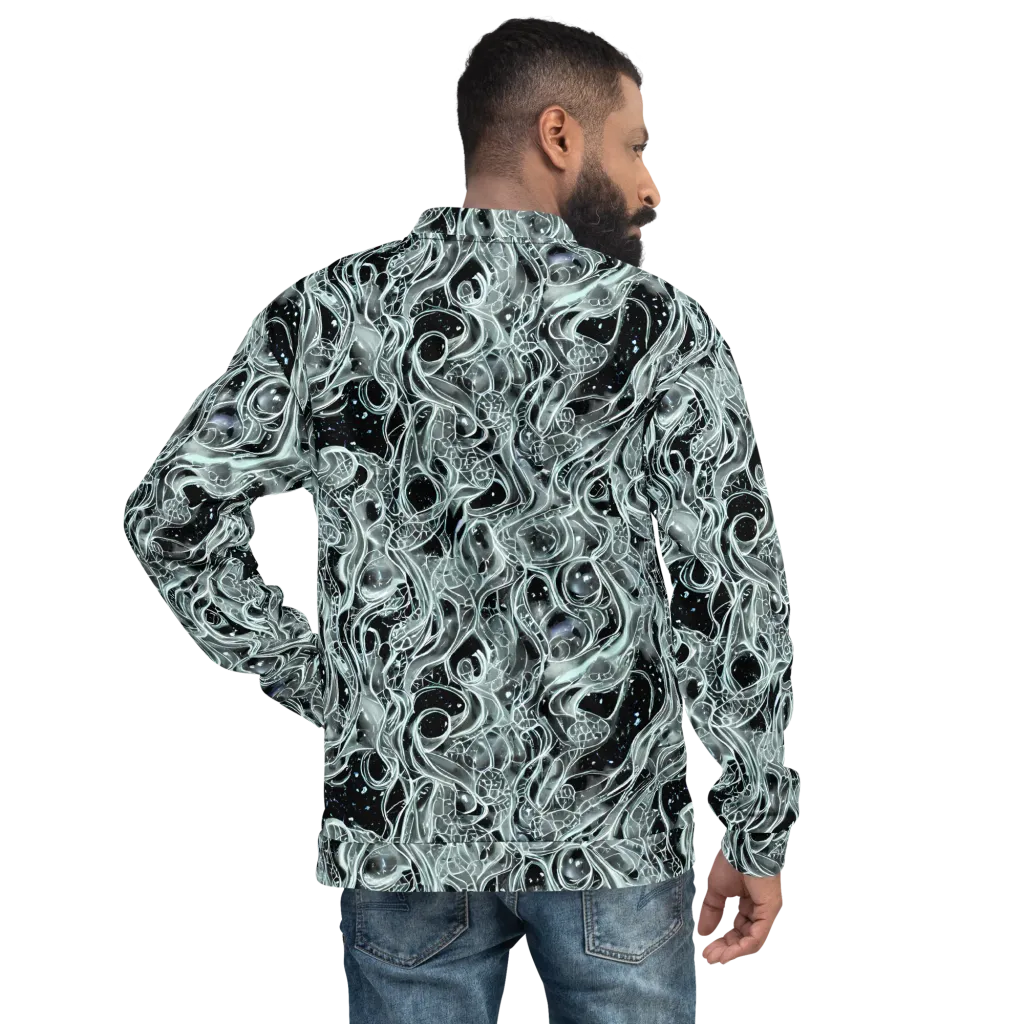Void Cascade on Bomber Jacket — Back