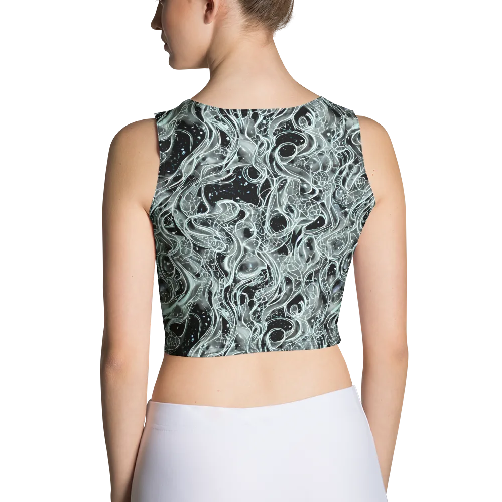 Void Cascade on Crop Top — Back