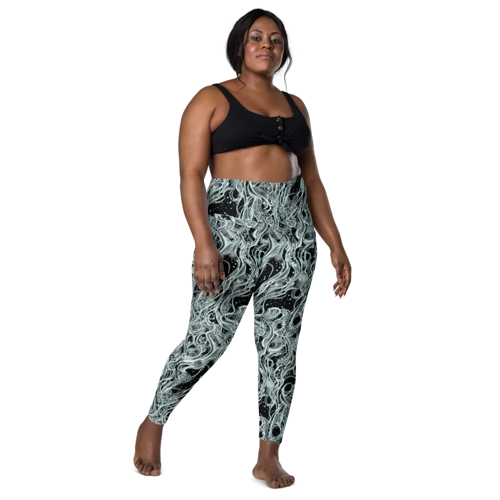 Void Cascade on Leggings with Pockets — Front