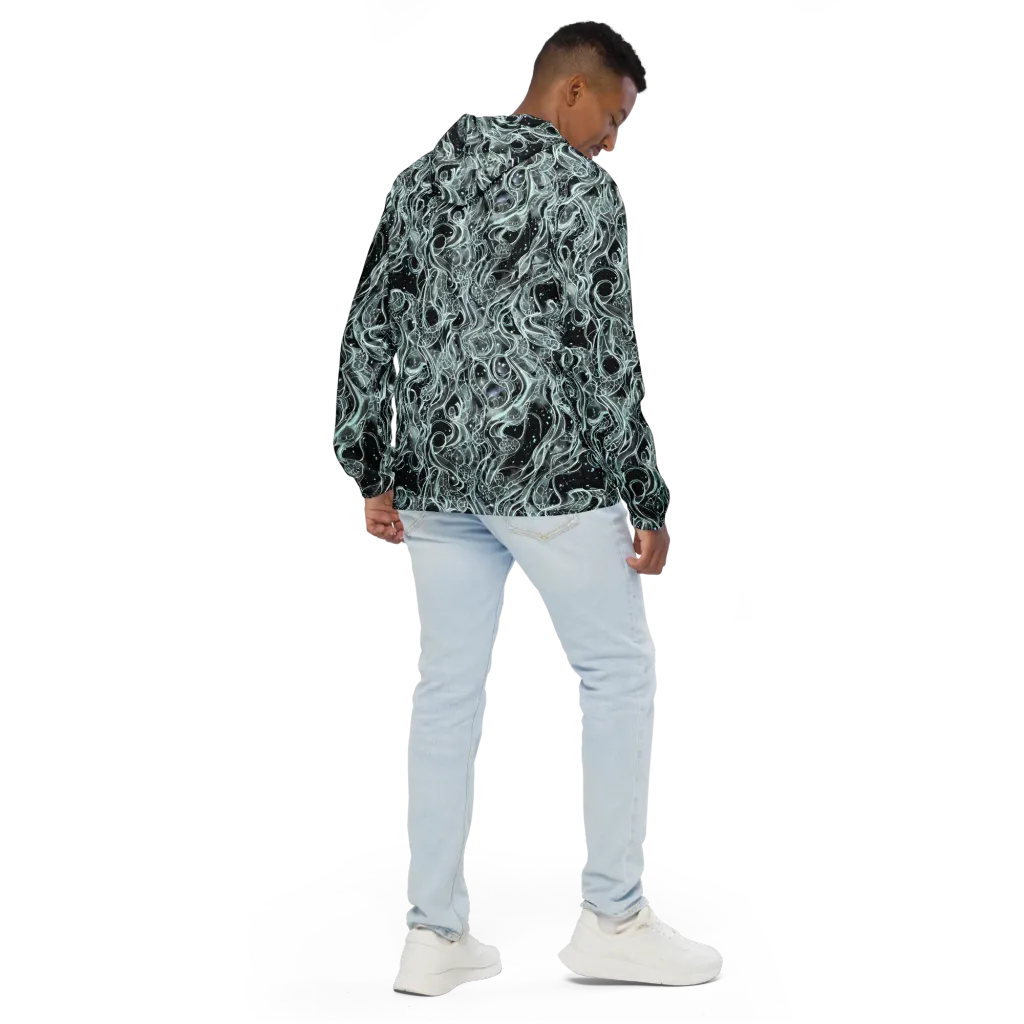 Void Cascade on Men's Windbreaker — Back