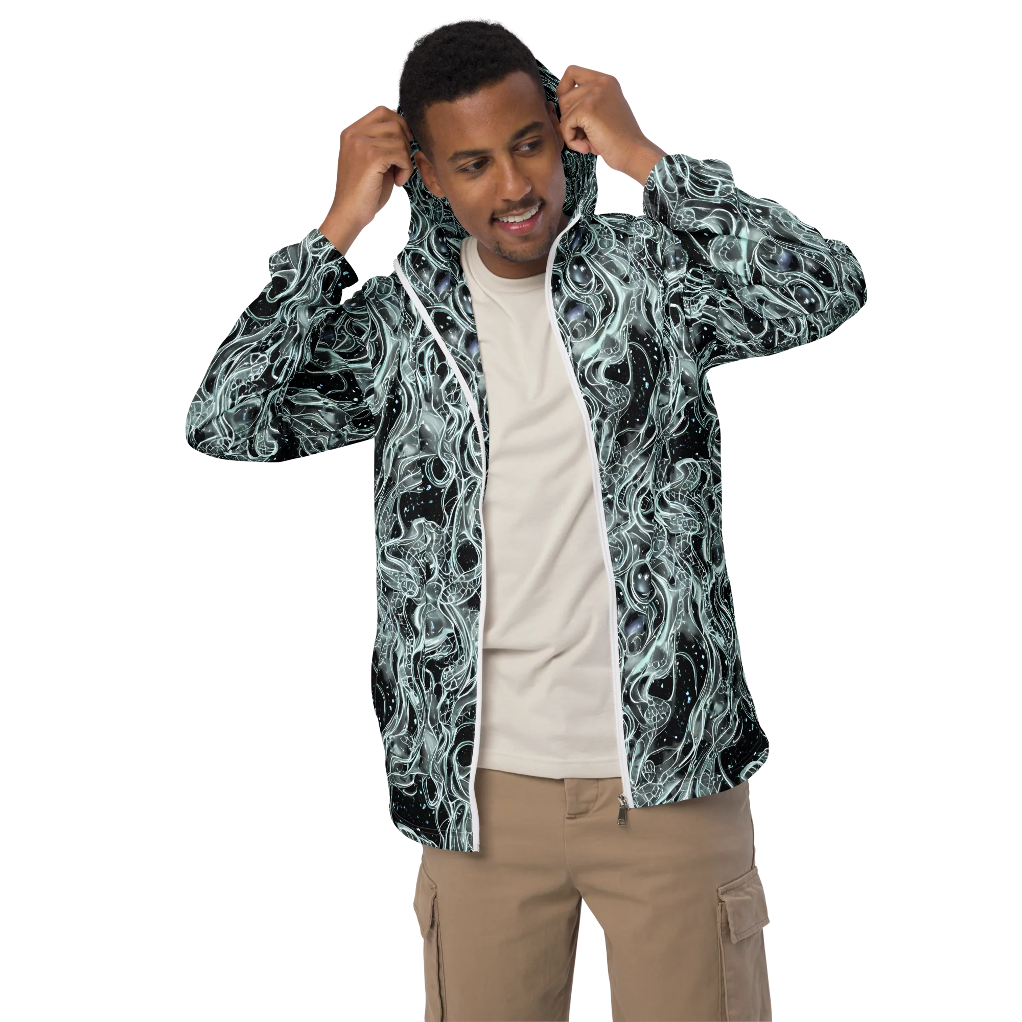 Void Cascade on Men's Windbreaker — Front