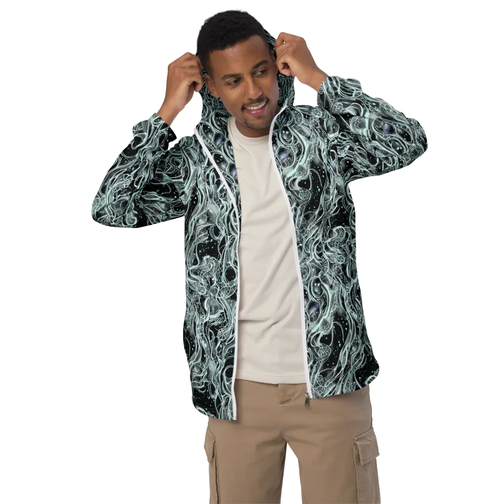 Void Cascade on Men's Windbreaker — Front