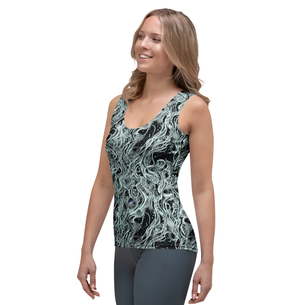 Void Cascade on Women's Tank Top — Left Front