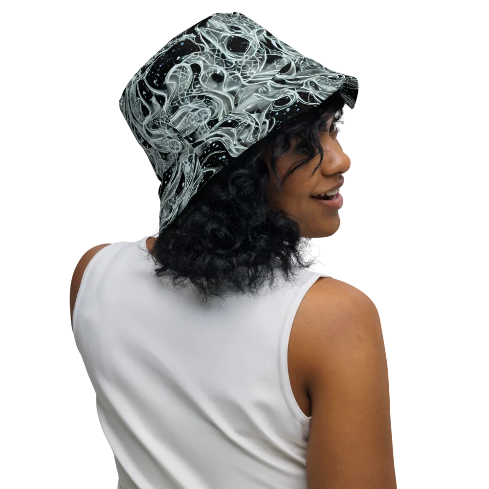 Void Cascade on Reversible Bucket Hat — Right Outside