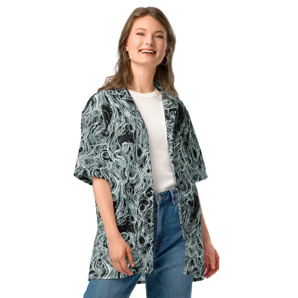 Void Cascade on Button Shirt — Front