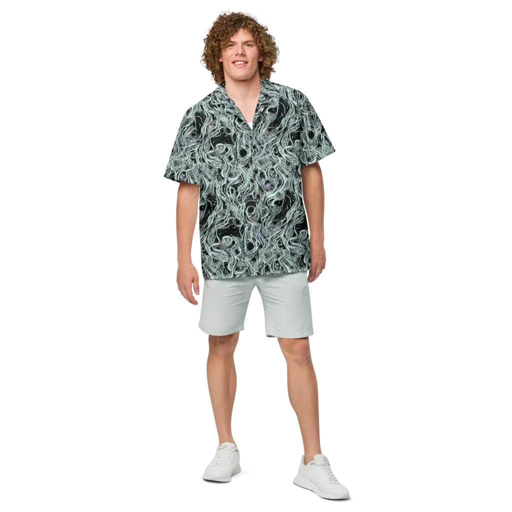 Void Cascade on Button Shirt — Front