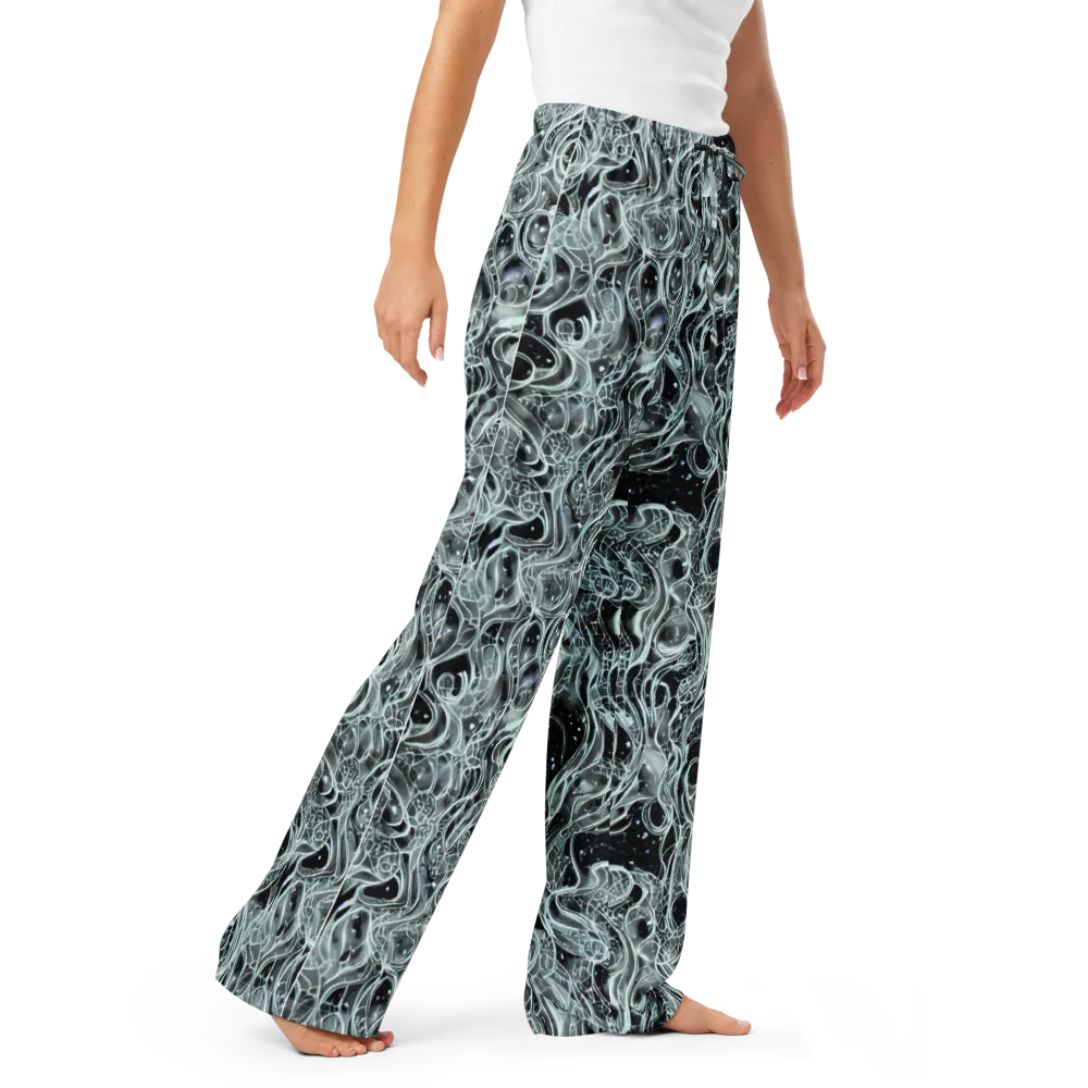 Void Cascade on Women's Pajama Pants — Right Front