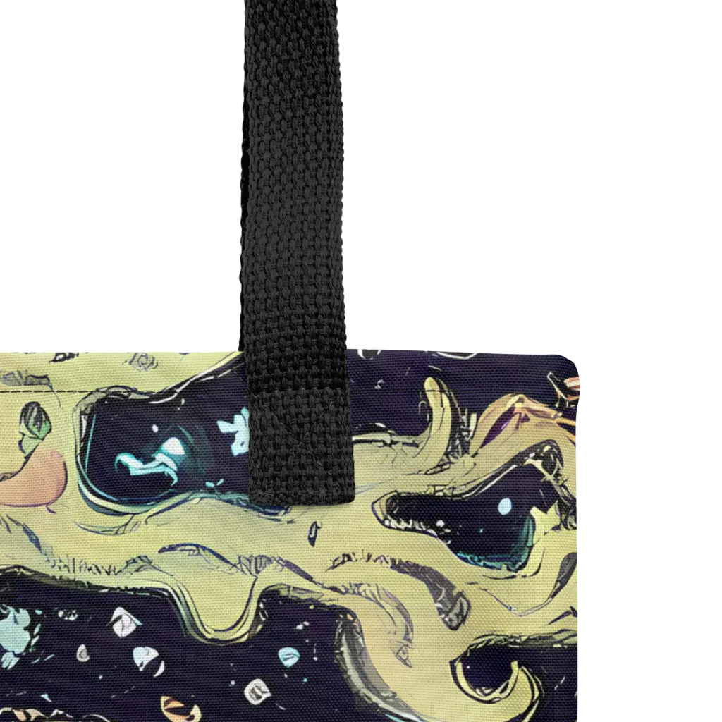 Neon Ink Tide on Tote Bag — Product details
