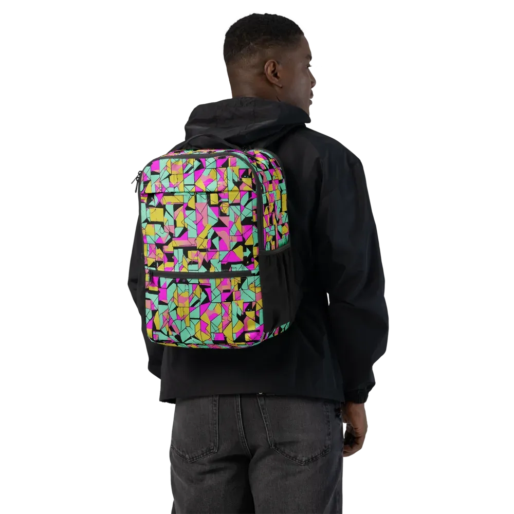 Prism Riot on Utility Backpack — Back