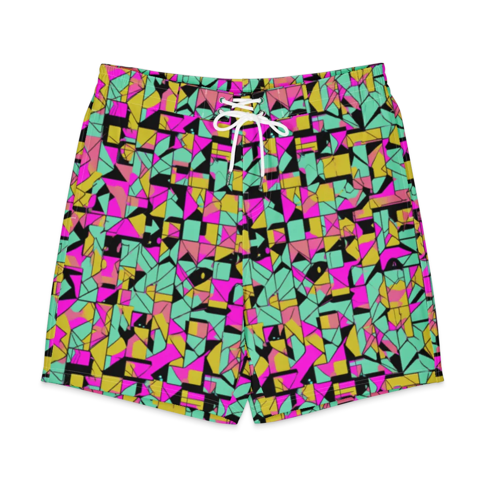 Prism Riot on Men's Board Shorts — Front