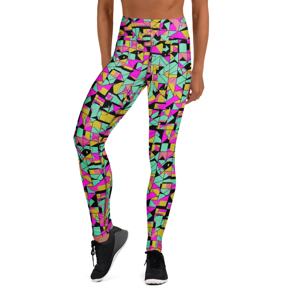 Prism Riot on Yoga Leggings — Front