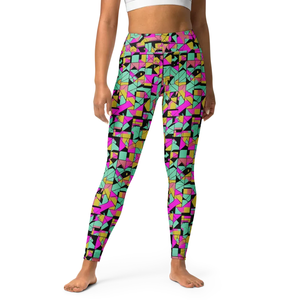 Prism Riot on Yoga Leggings — Front