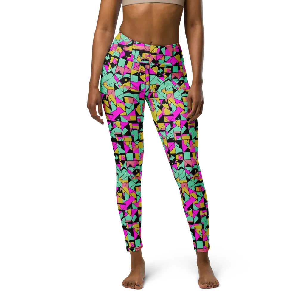 Prism Riot on Yoga Leggings — Front