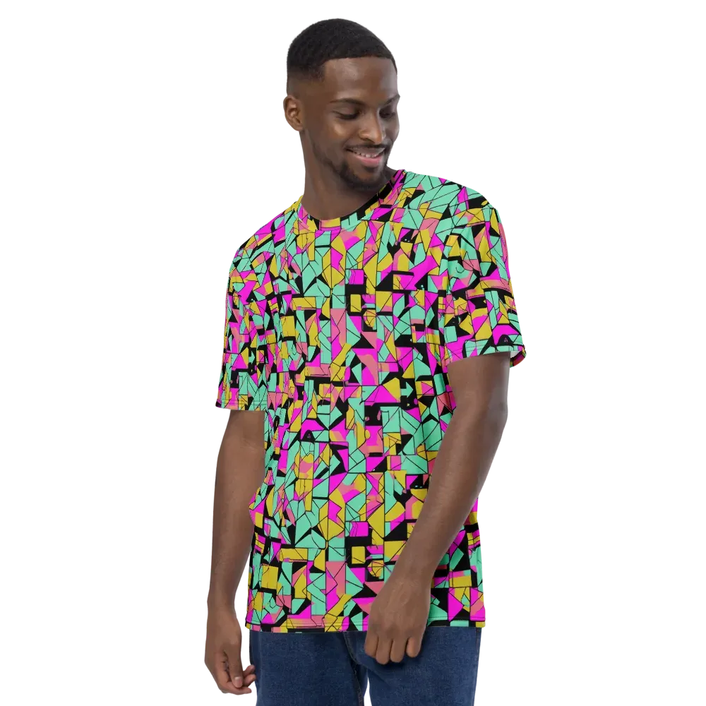 Prism Riot on Men's Crew Neck T-Shirt — Left