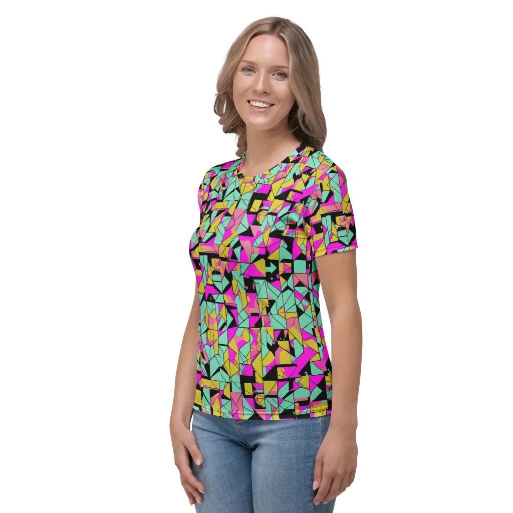 Prism Riot on Women's Crew Neck T-Shirt — Left