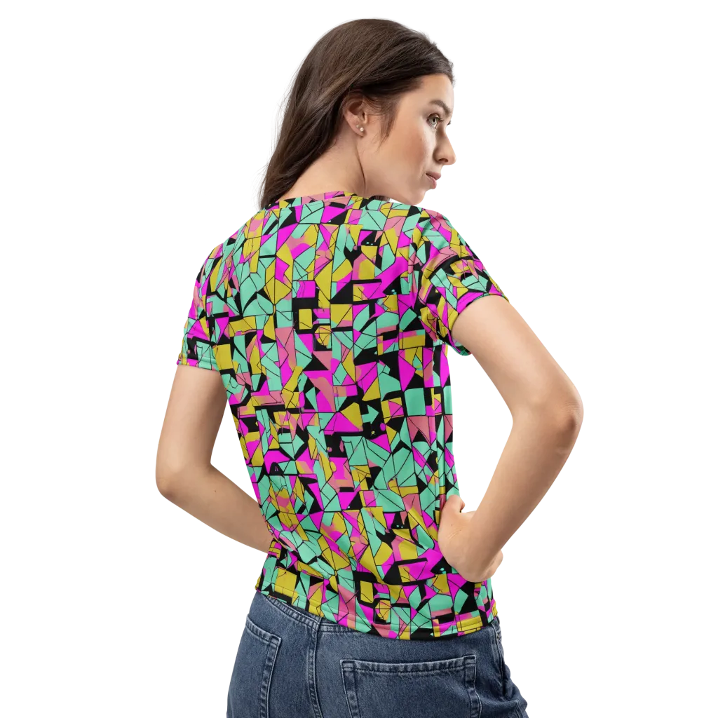 Prism Riot on Women's Crew Neck T-Shirt — Back