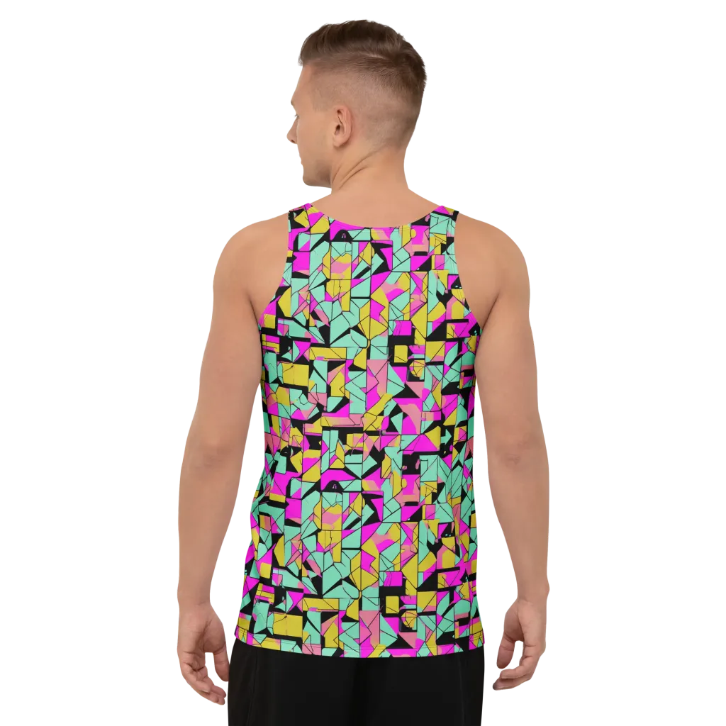 Prism Riot on Men's Tank Top — Back