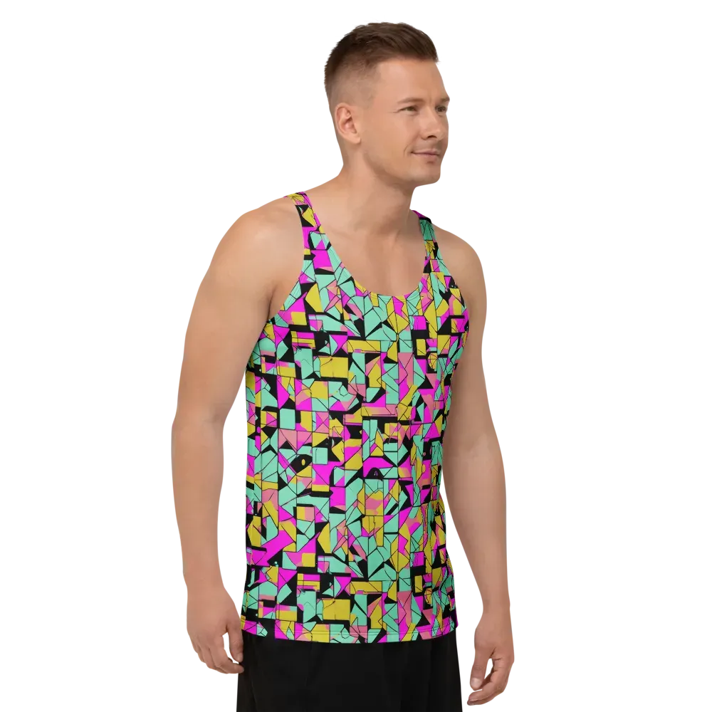 Prism Riot on Men's Tank Top — Right Front