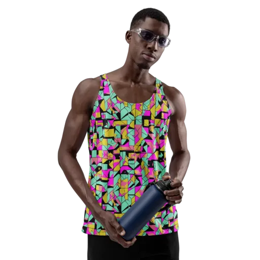 Prism Riot on a Men's Tank Top