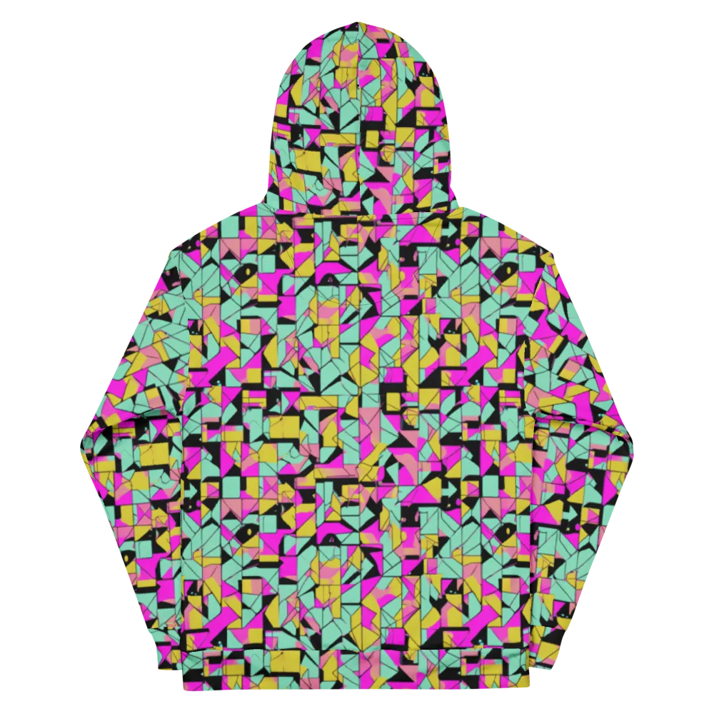Prism Riot on Cotton Hoodie — Back