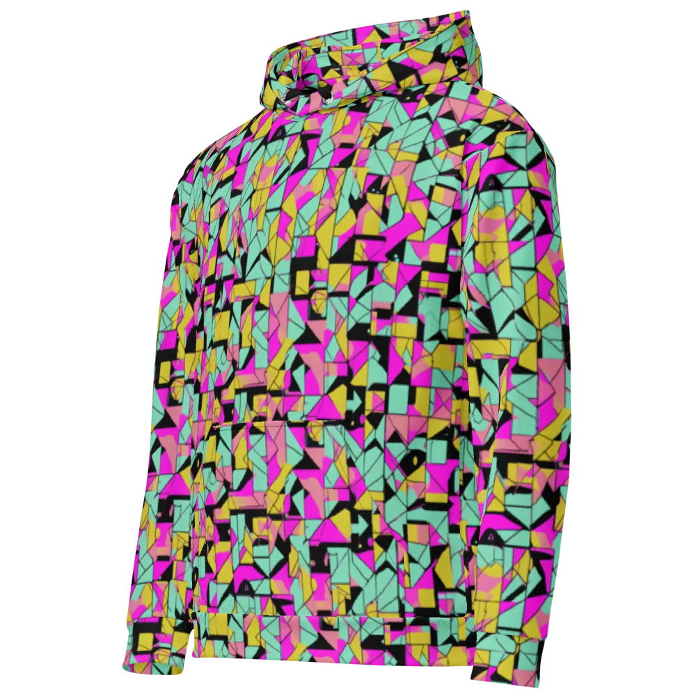 Prism Riot on Cotton Hoodie — Left Front