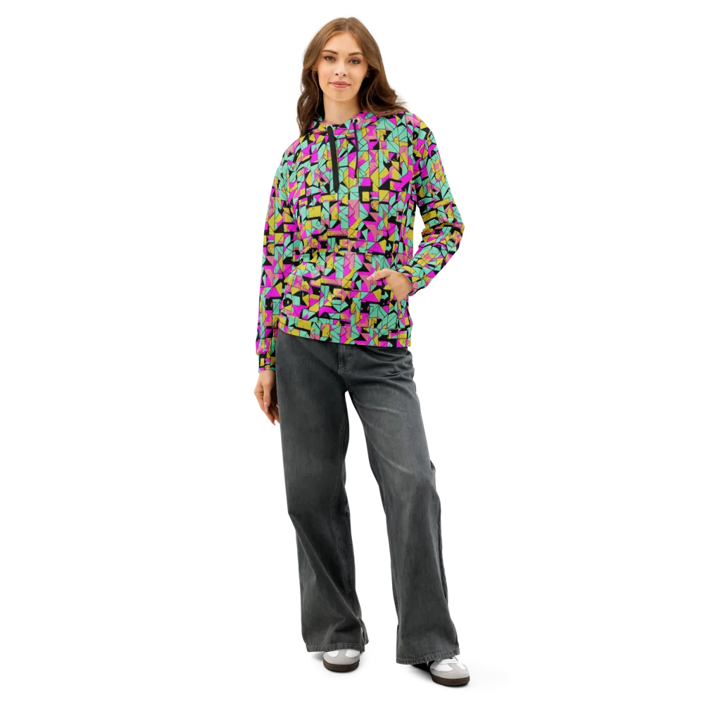 Prism Riot on Cotton Hoodie — Front