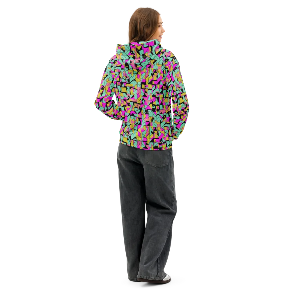 Prism Riot on Cotton Hoodie — Back