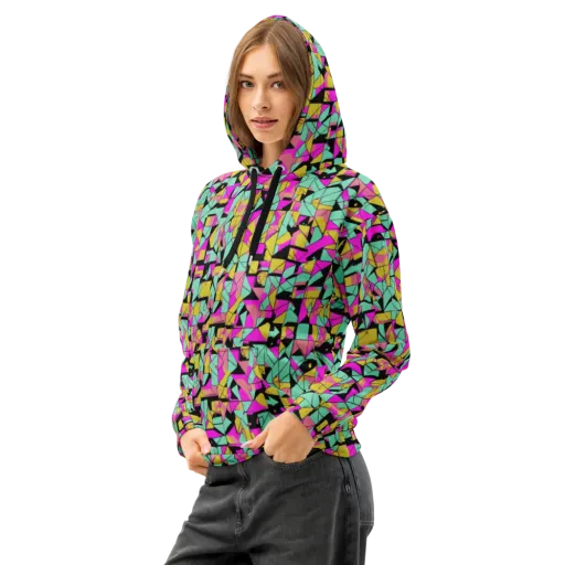 Prism Riot on a Cotton Hoodie