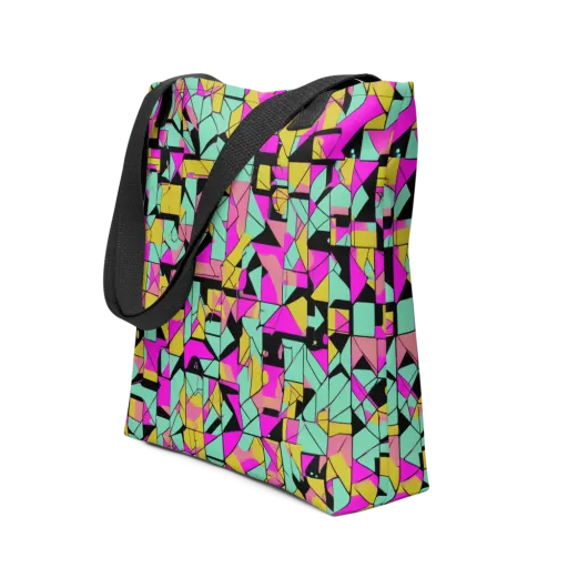 Prism Riot on a Tote Bag