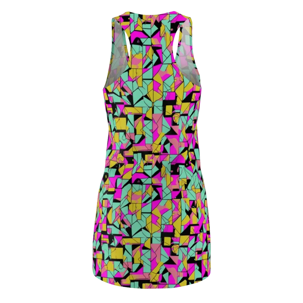 Prism Riot on Racerback Dress — Back