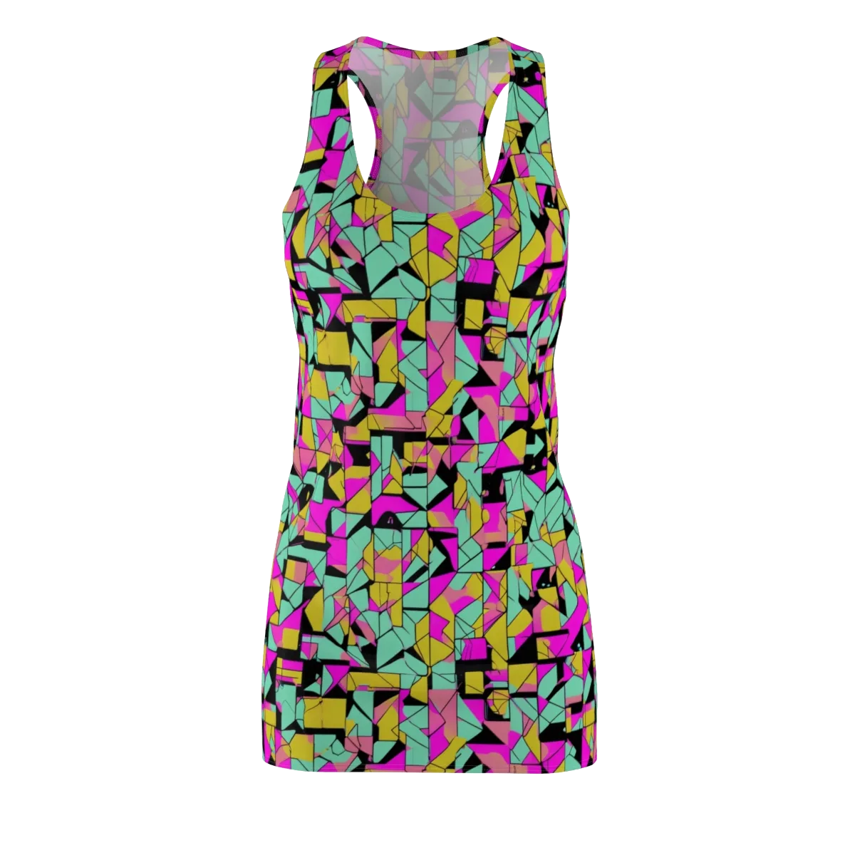 Prism Riot on Racerback Dress — Front