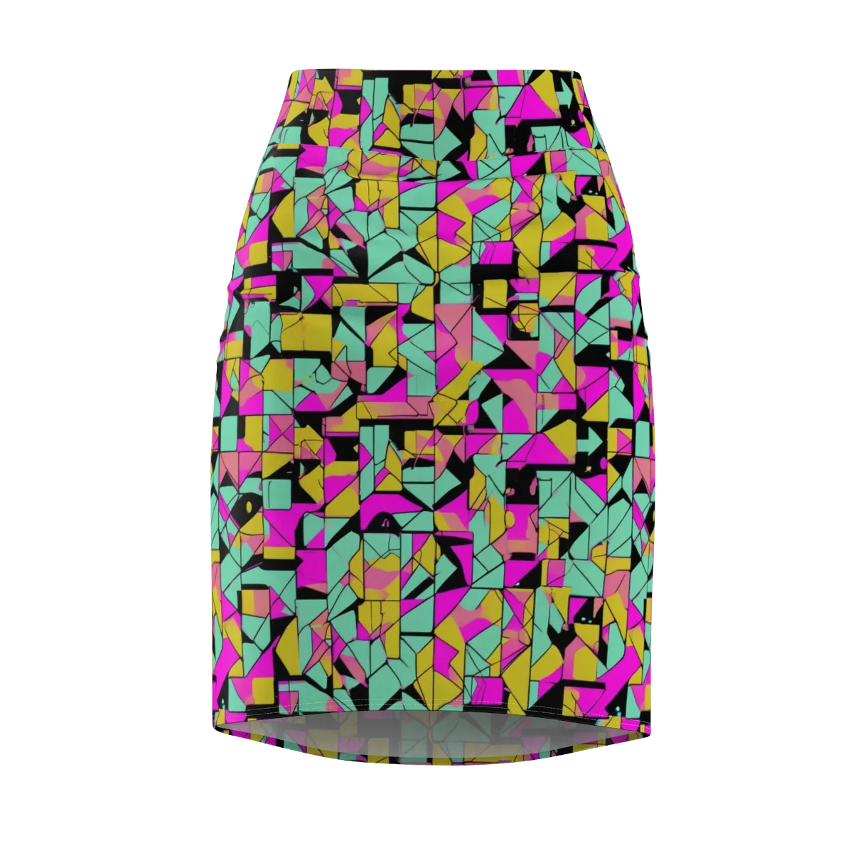 Prism Riot on Pencil Skirt — Front