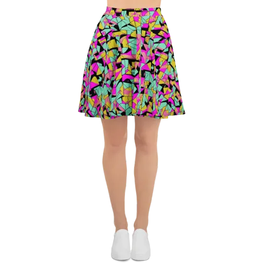 Prism Riot on a Skater Skirt