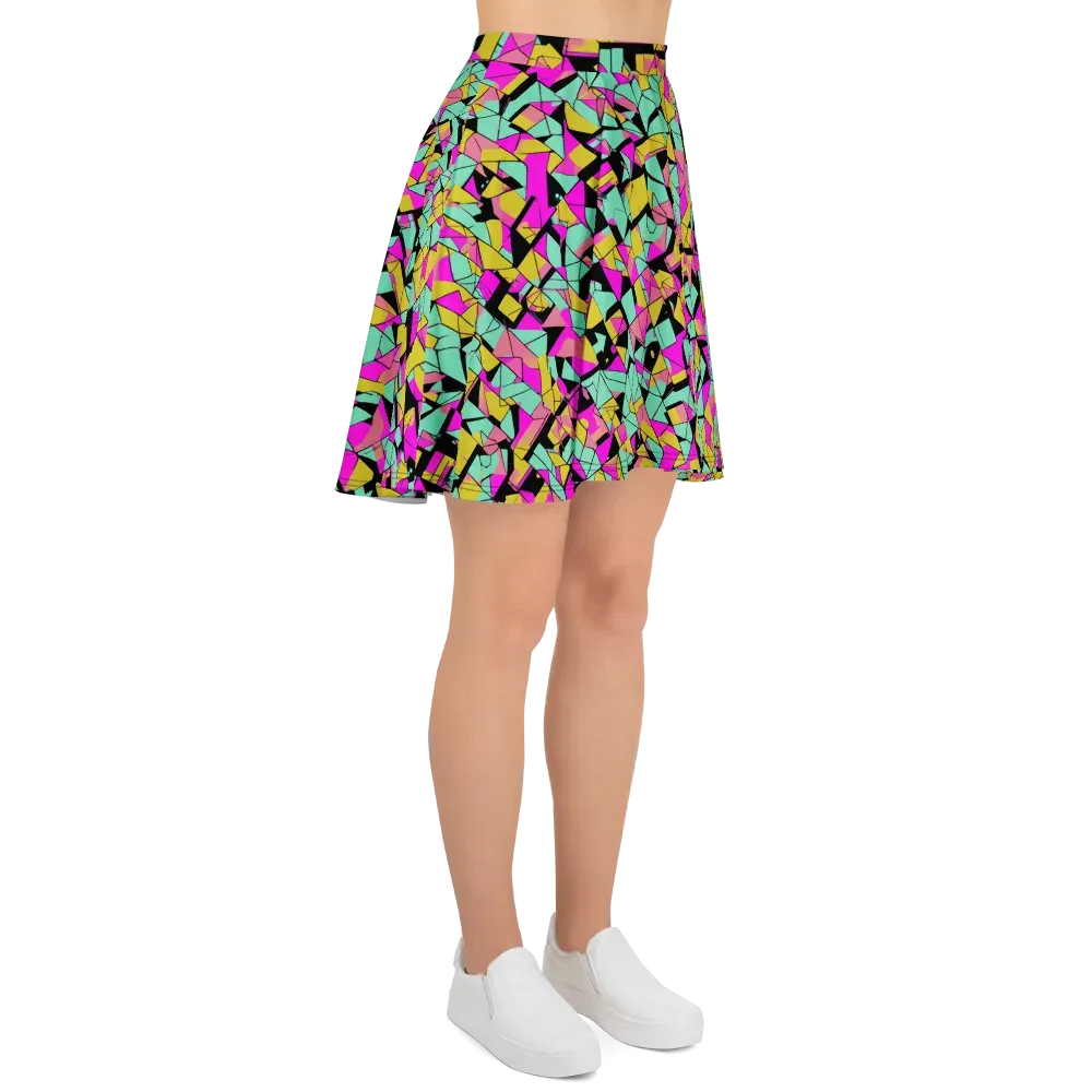 Prism Riot on Skater Skirt — Right
