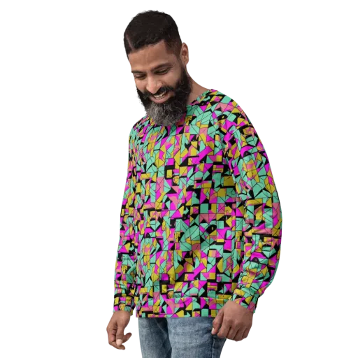 Prism Riot on a Sweatshirt