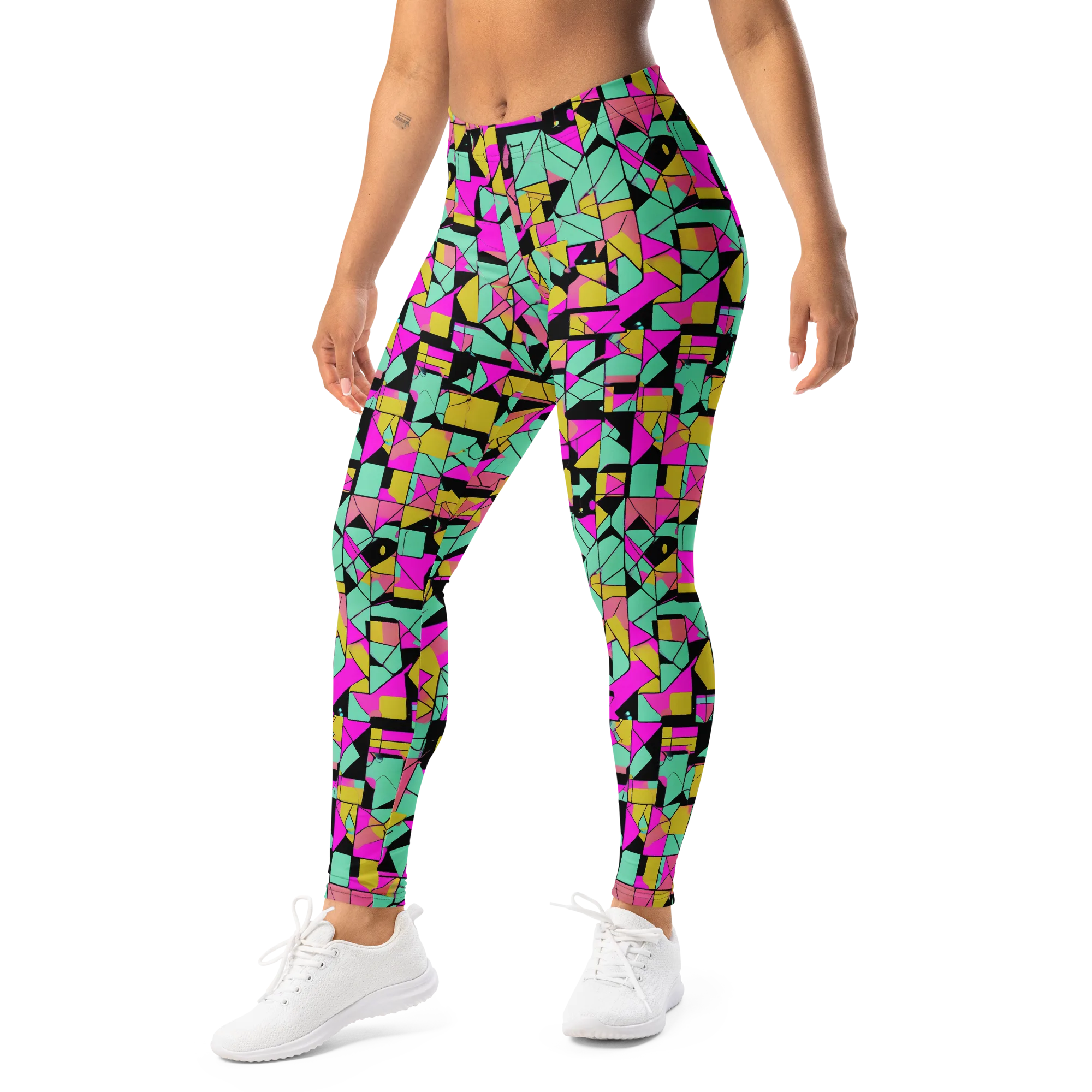 Prism Riot on Leggings — Left Front