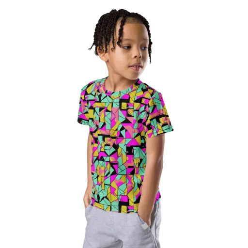 Prism Riot on a Kids Crew Neck T-Shirt