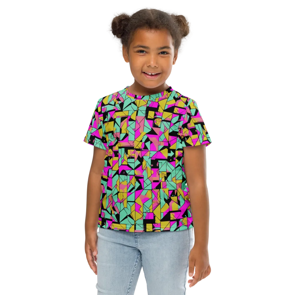 Prism Riot on Kids Crew Neck T-Shirt — Front