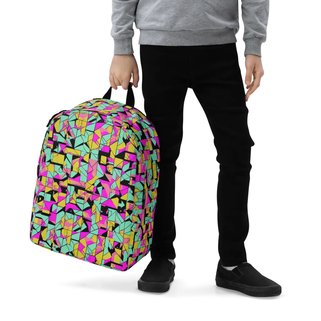 Prism Riot on Minimalist Backpack — Zoomed-in