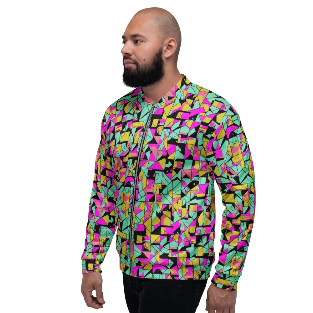 Prism Riot on Bomber Jacket — Left