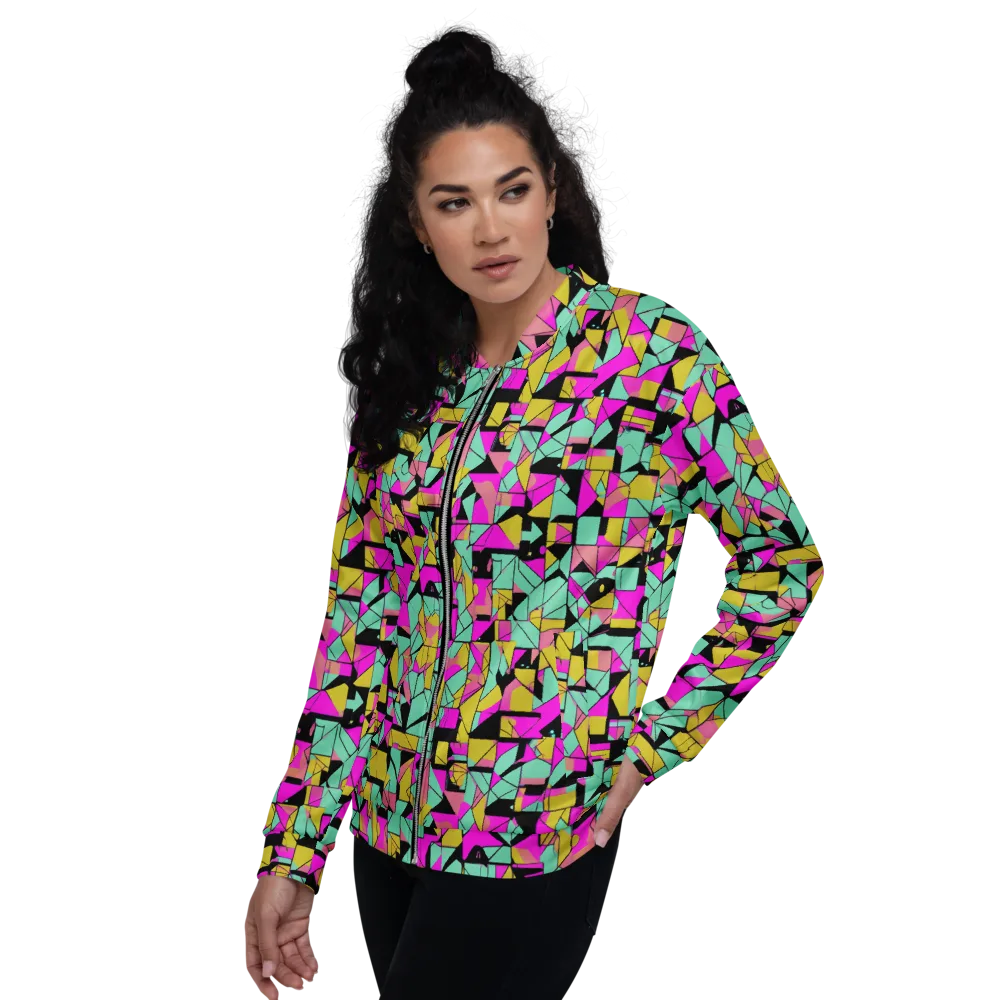 Prism Riot on Bomber Jacket — Left