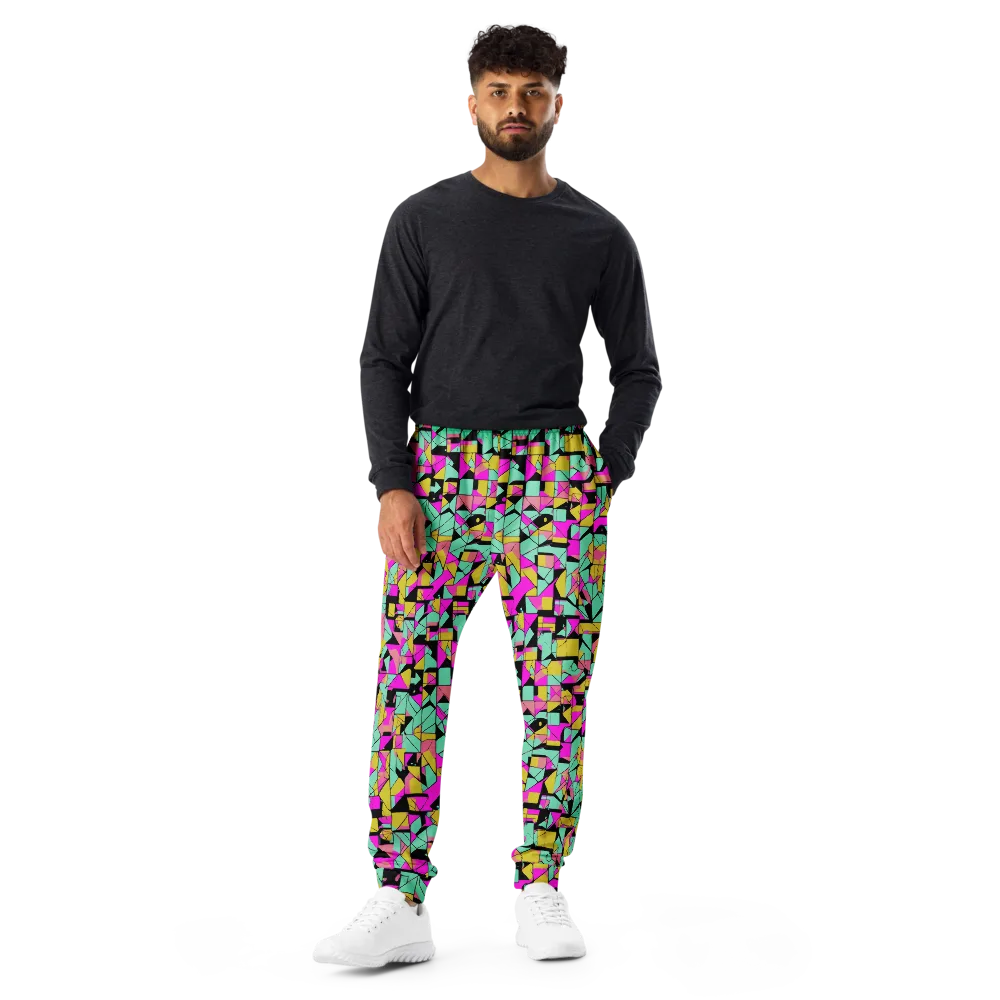 Prism Riot on Men's Joggers — Front