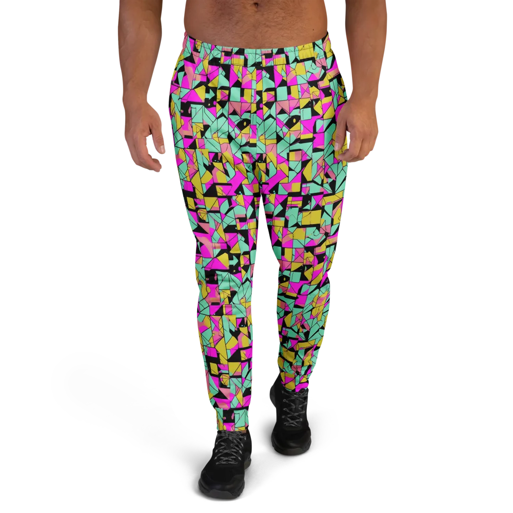 Prism Riot on Men's Joggers — Front