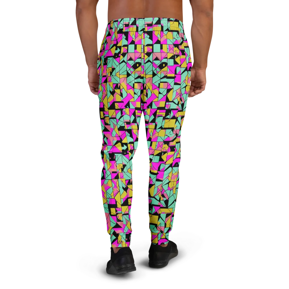 Prism Riot on Men's Joggers — Back