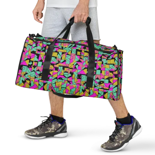 Prism Riot on a Duffle Bag